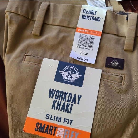 Dockers Men's Workday Khaki Pants - Straight Fit (36x29) - Picture 3 of 5